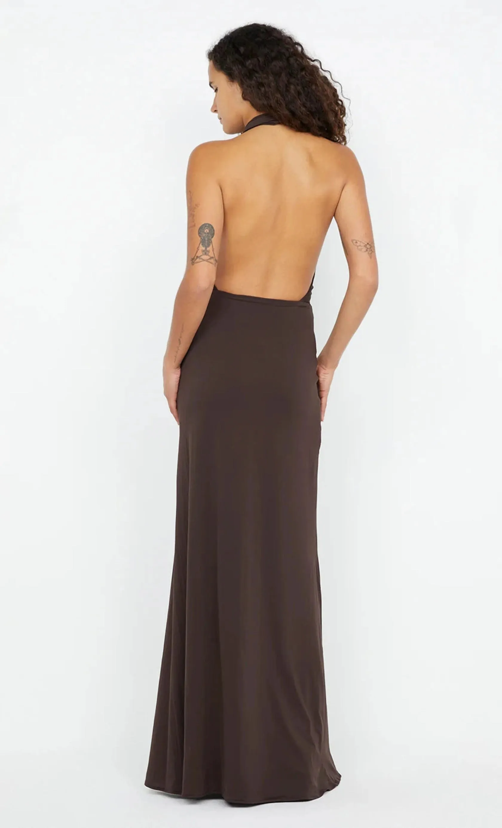 Nessie Cowl Neck Maxi Dress