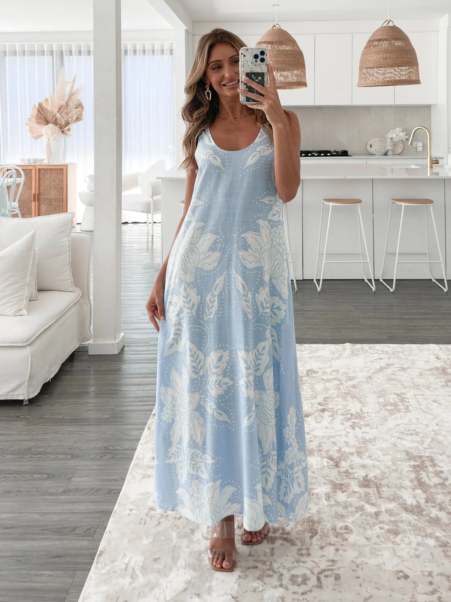 Noerelle Dress - Blue Floral