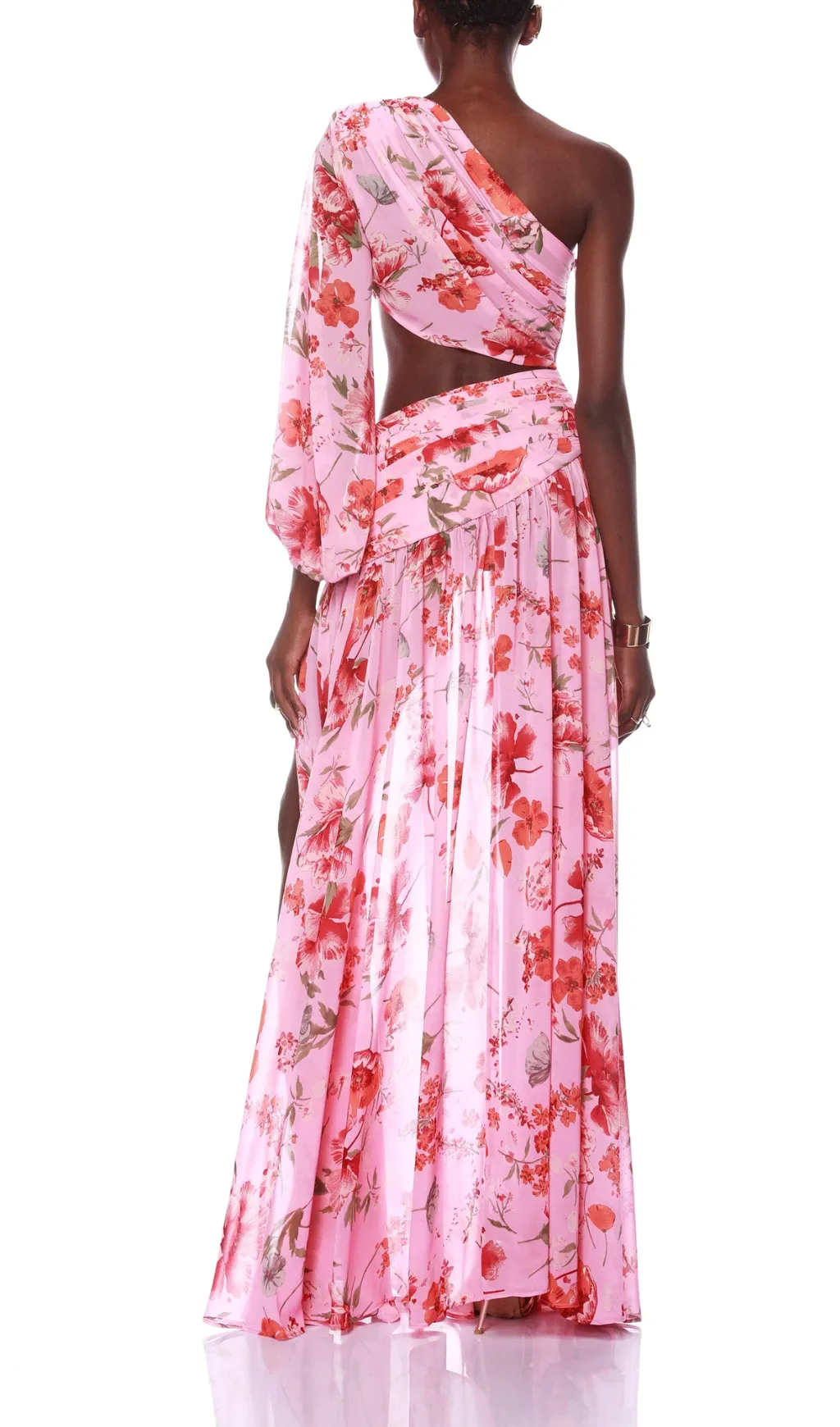 ONE-SHOULDER POPPY GOWN Gloria Lanvin