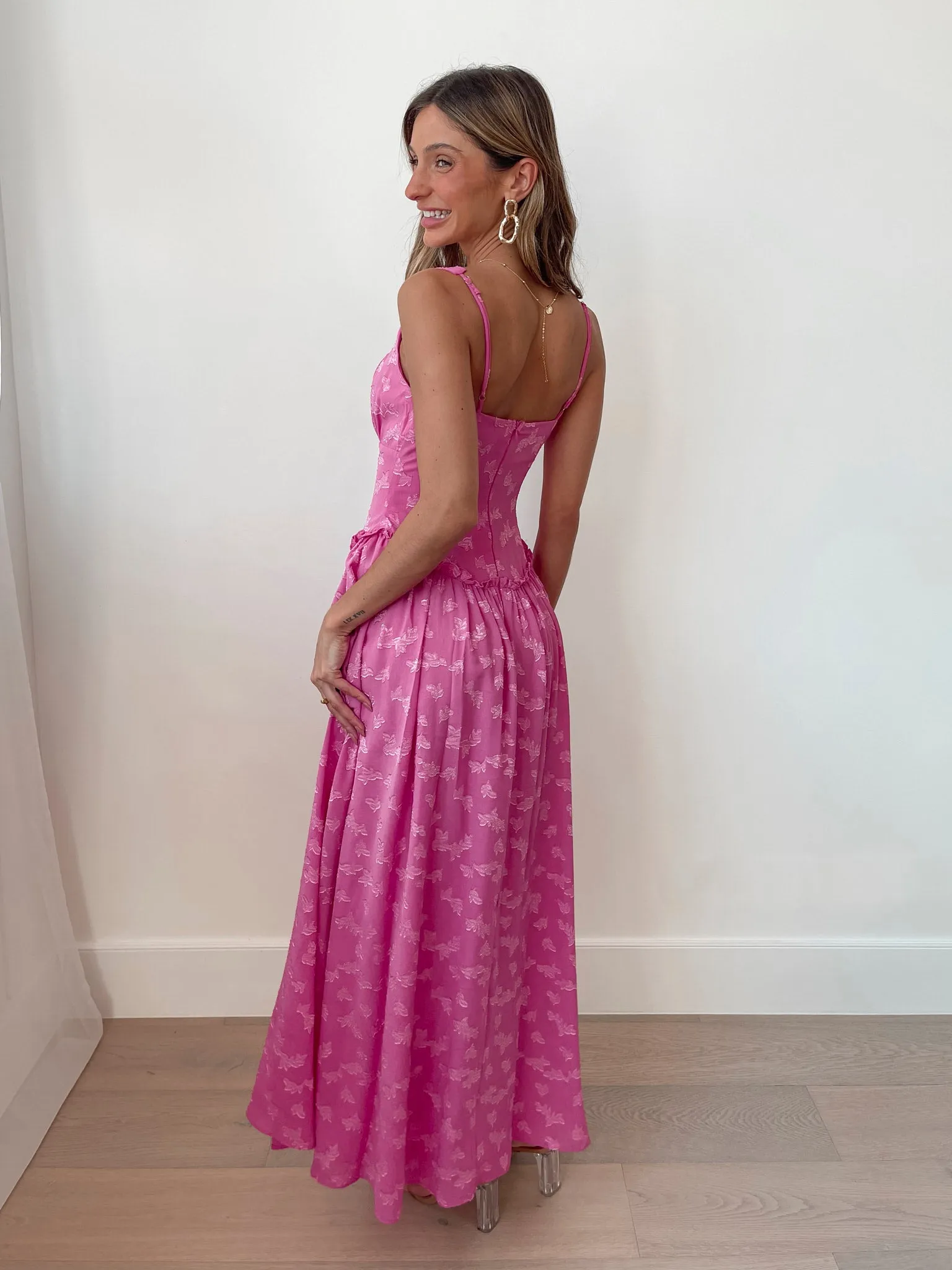 Philene Dress - Pink Print