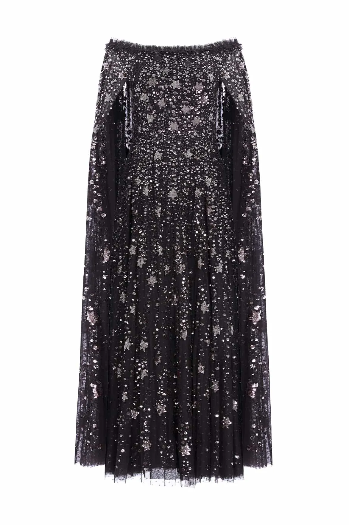 Premium Quality Shooting Stars Cape Ankle Gown NEEDLE THREAD  Almost Gone!