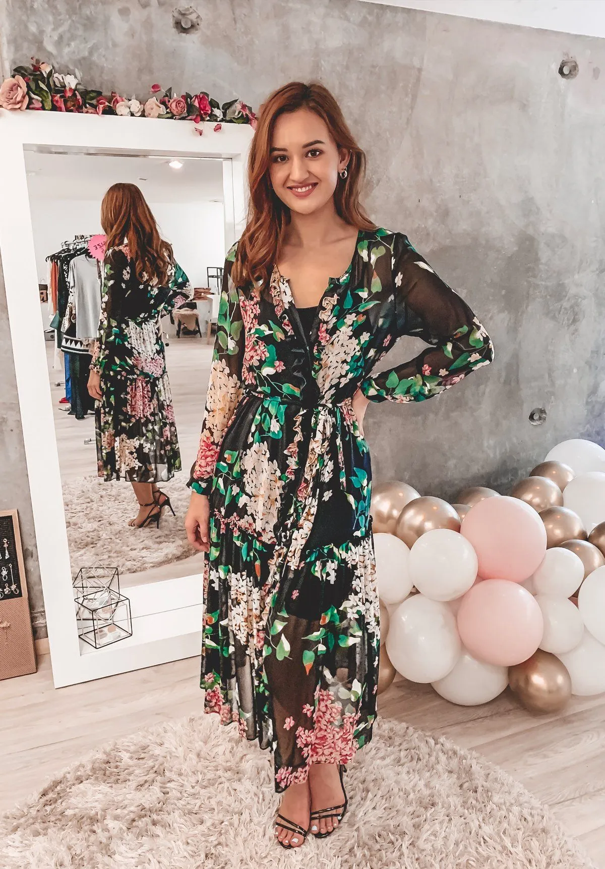 Push my Buttons Dress
