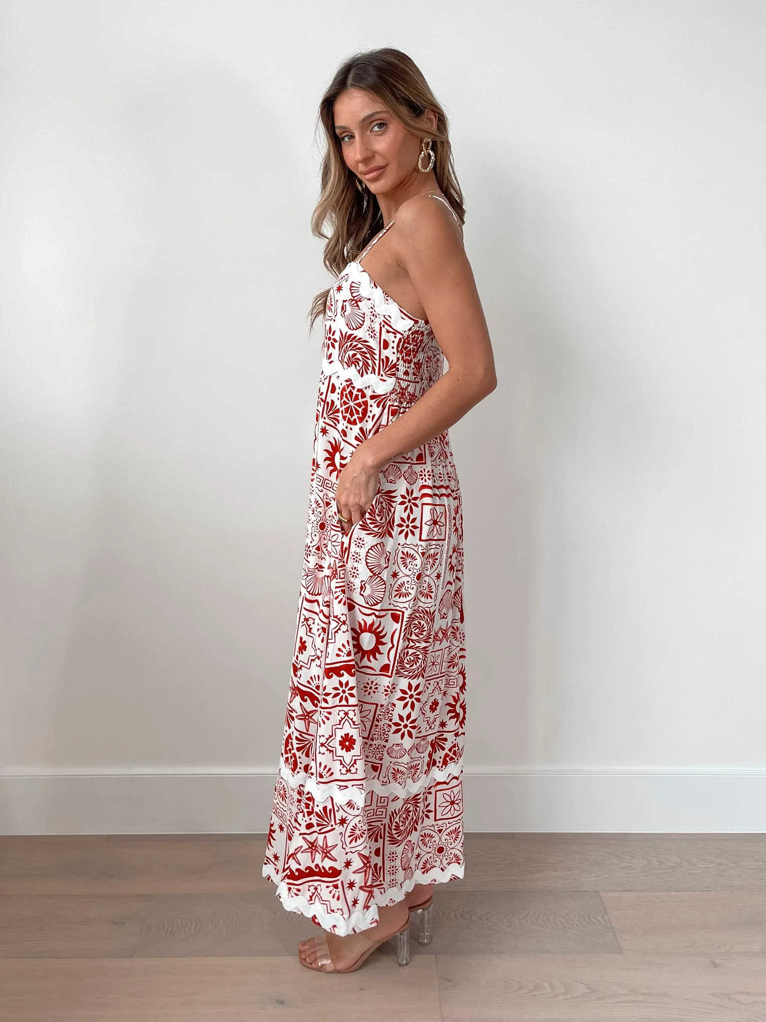 Raylynn Dress - Red Print