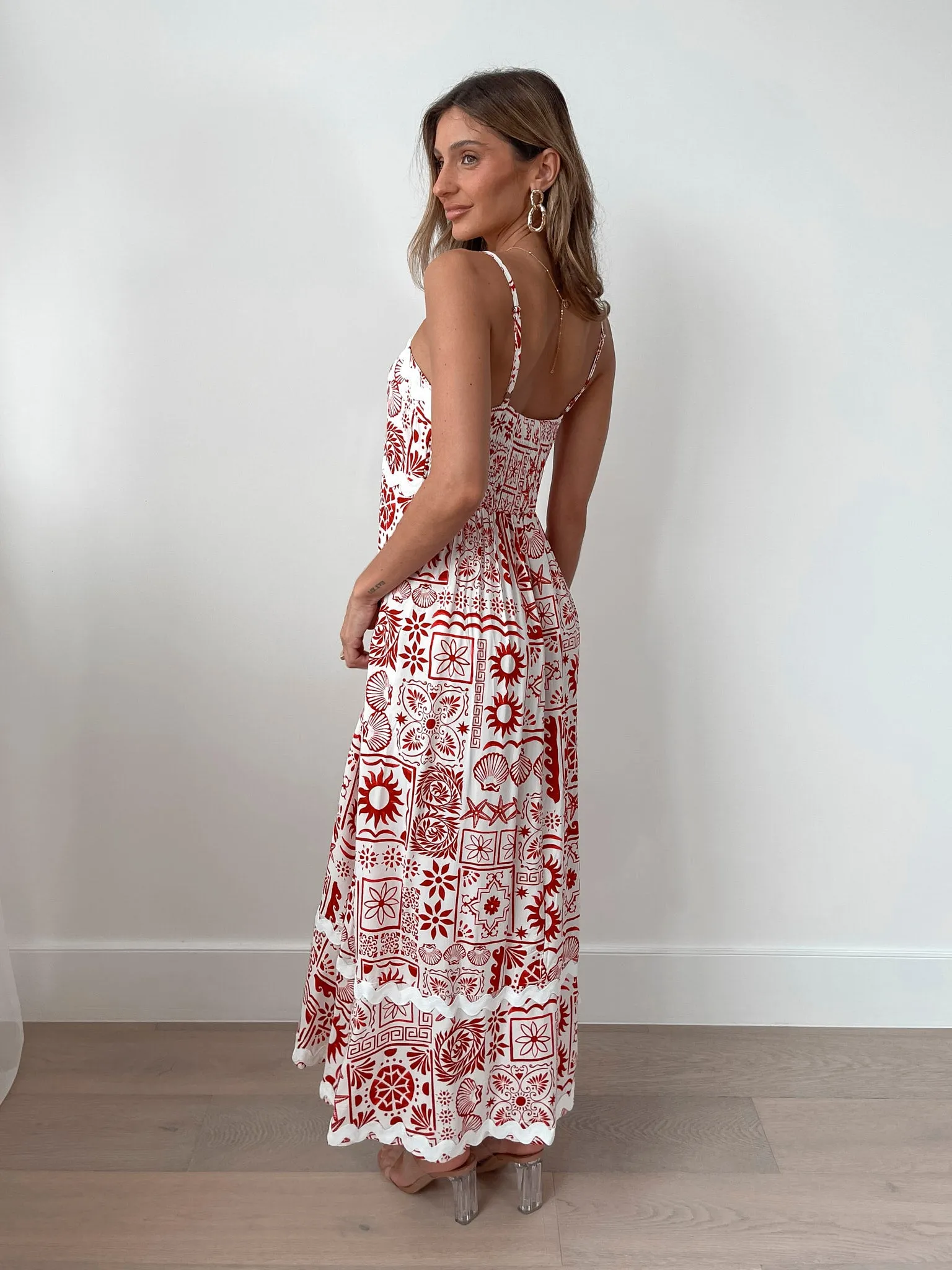Raylynn Dress - Red Print