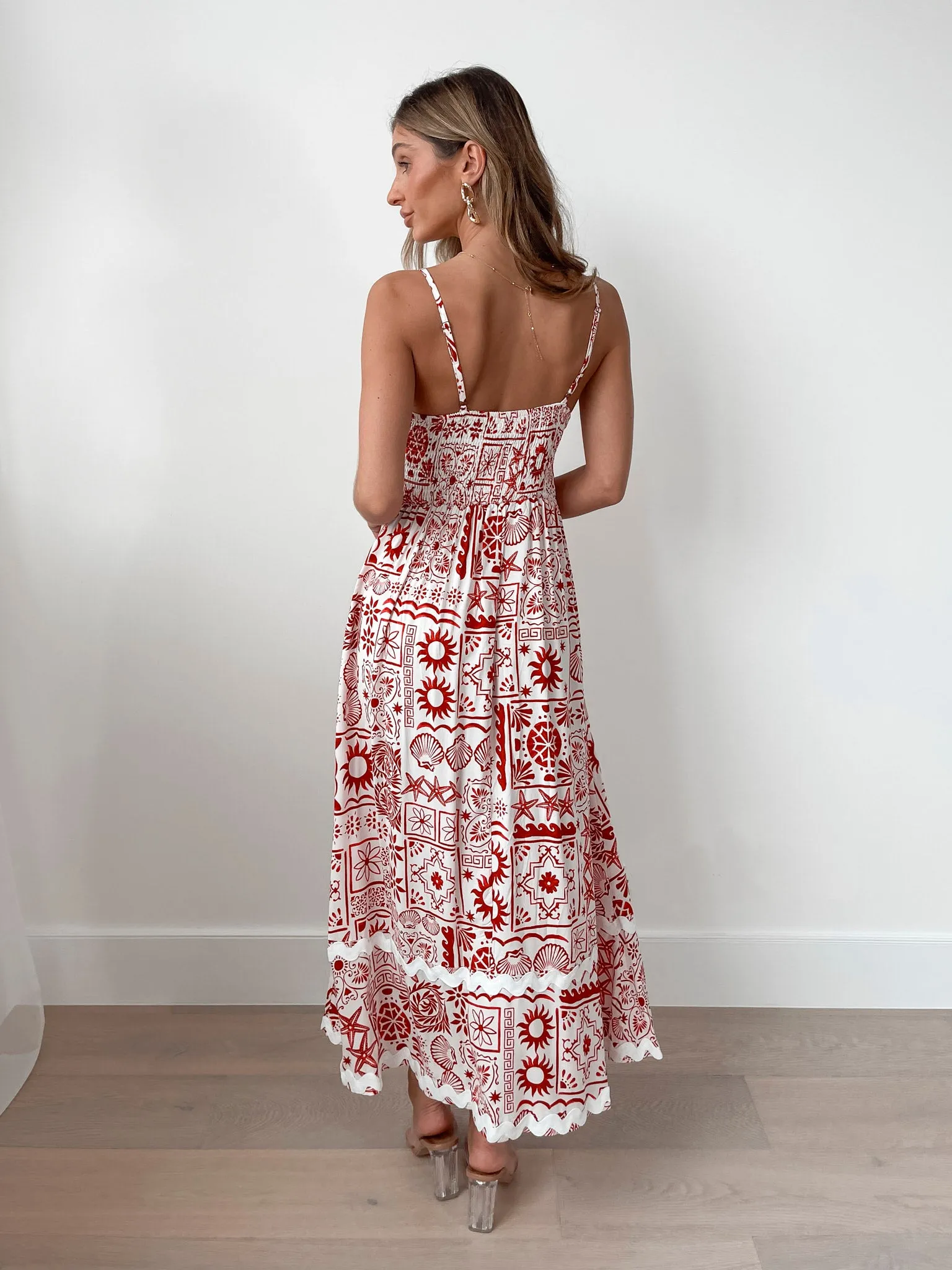 Raylynn Dress - Red Print