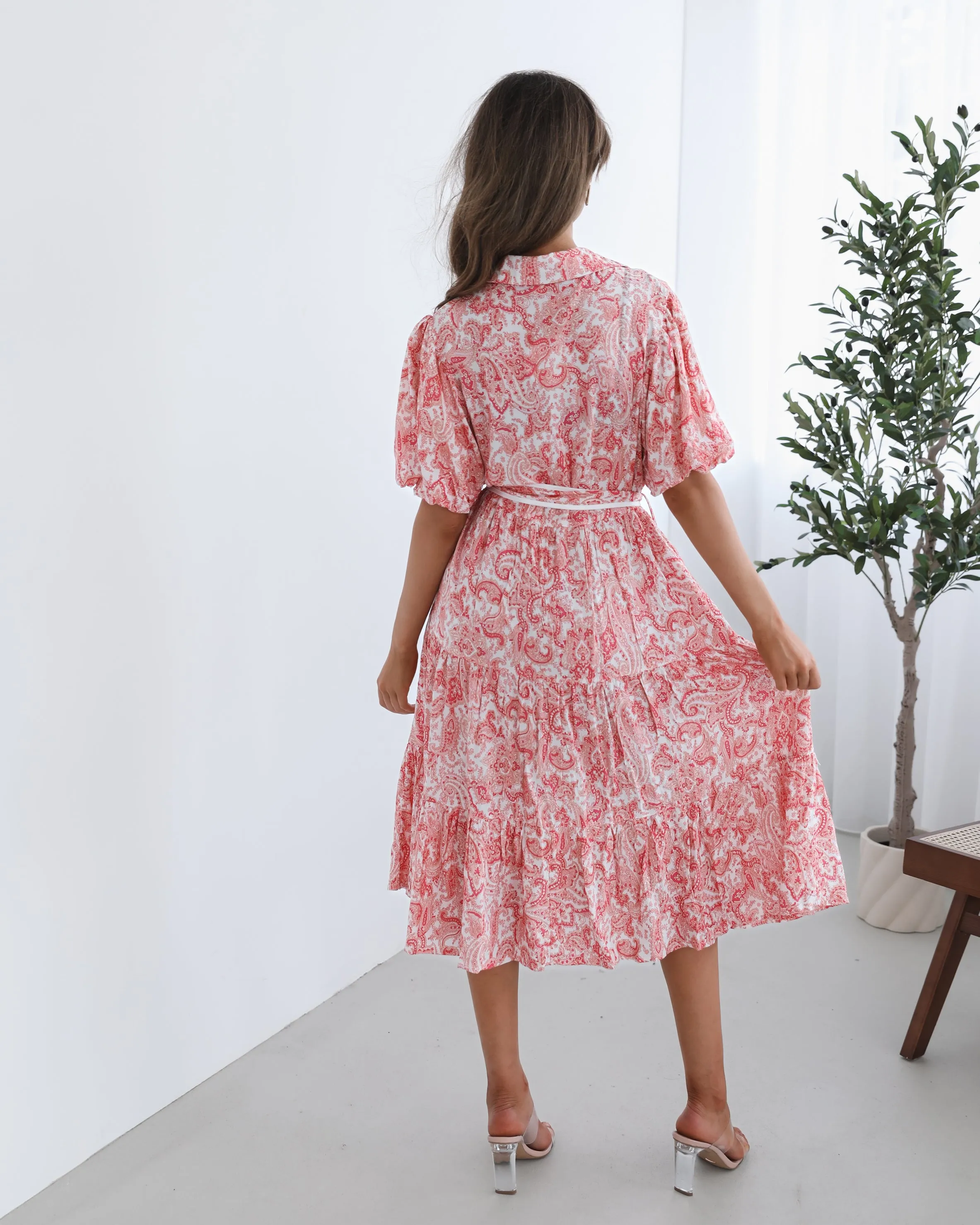 Reign Dress - Pink Print