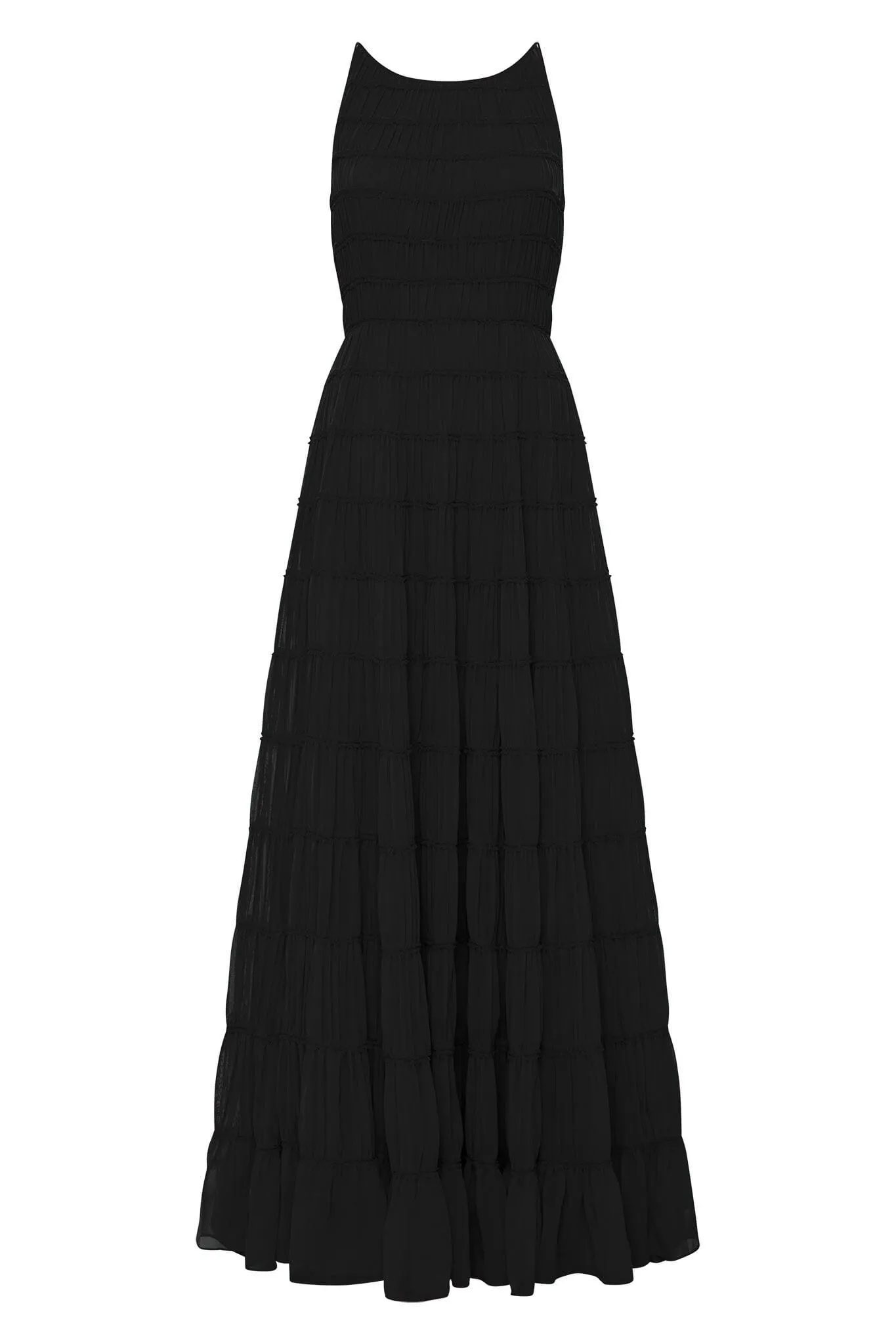Rosewood Ruched Gown - Black