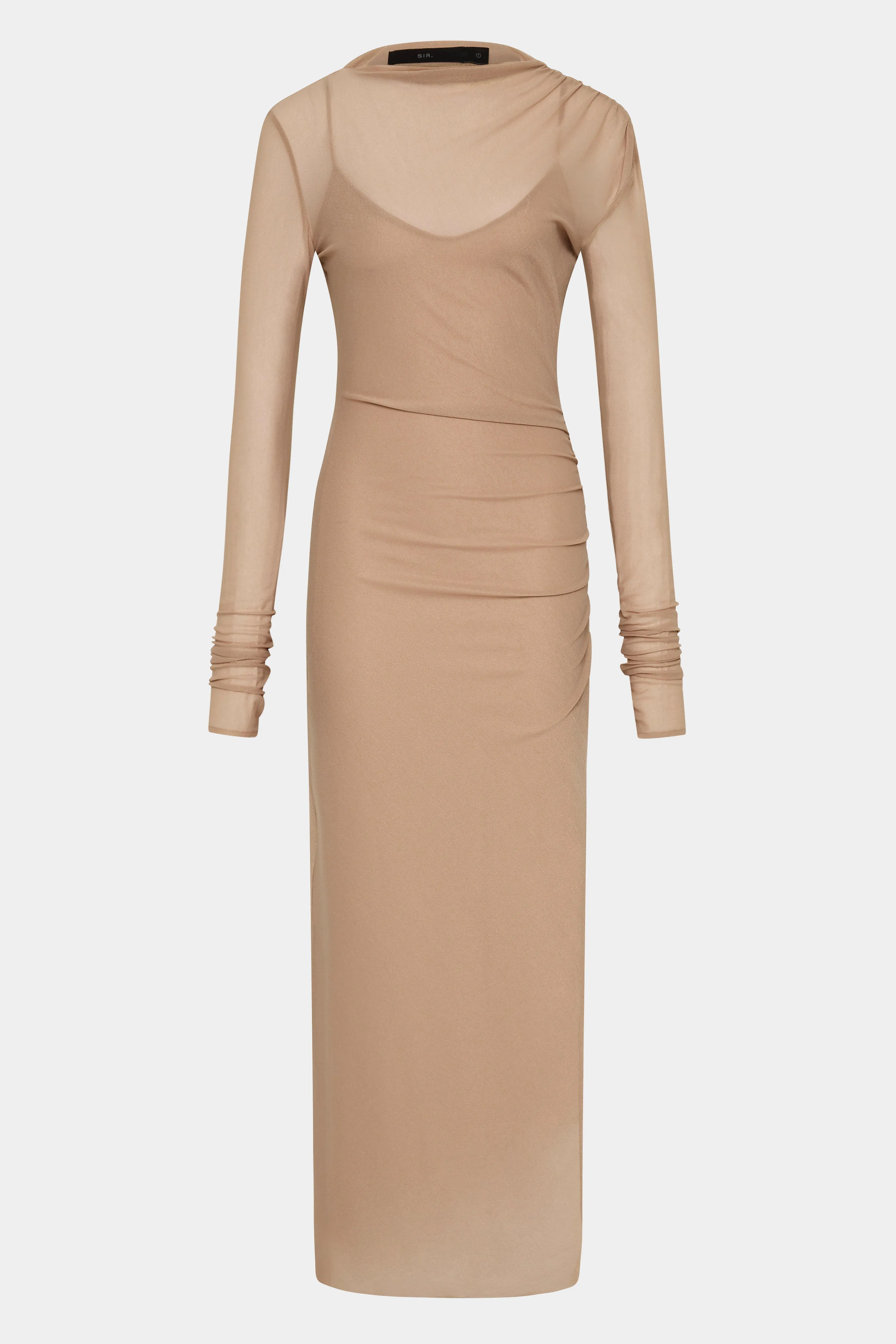 Ruby Draped Gown SIR