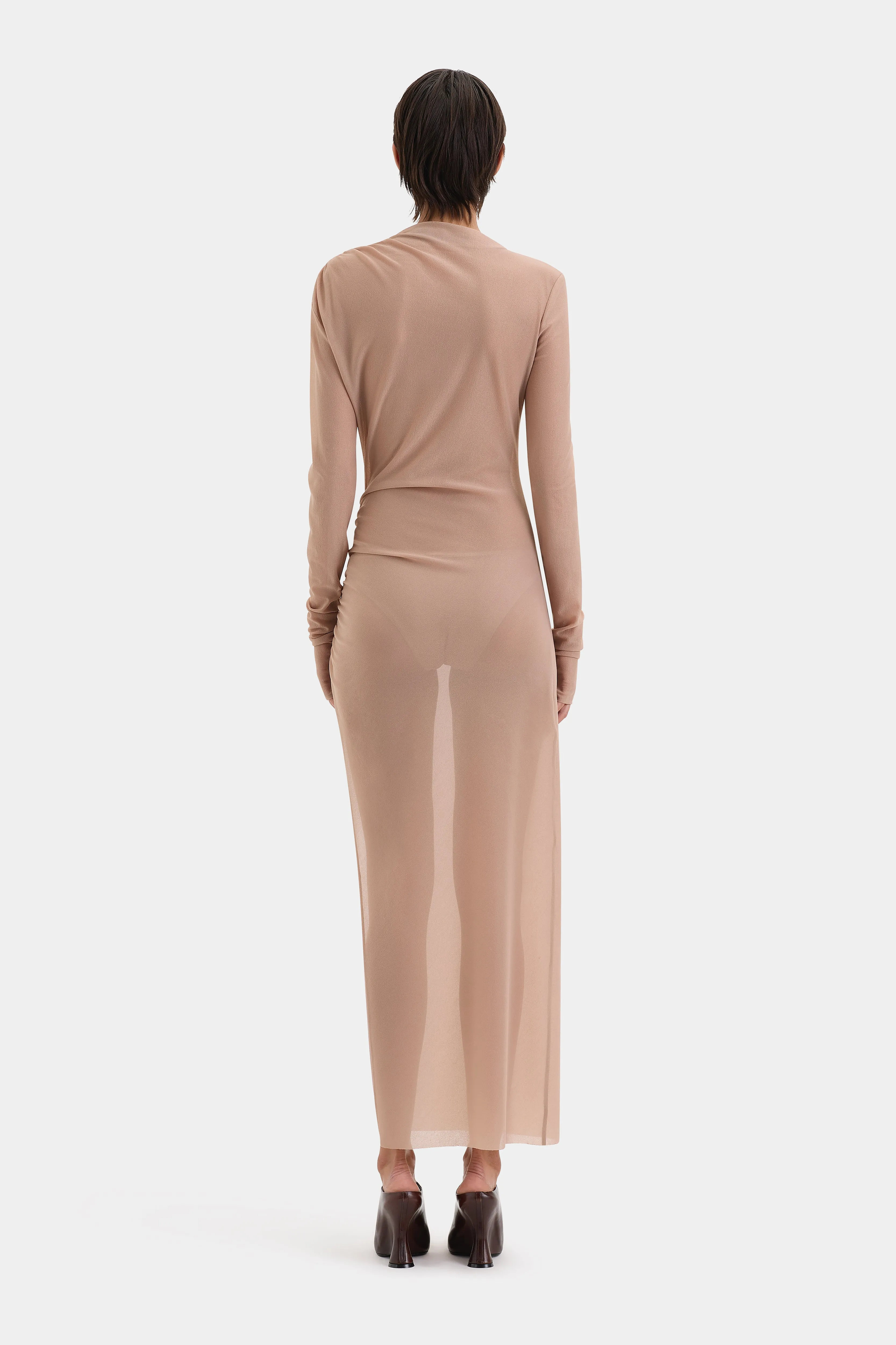 Ruby Draped Gown SIR
