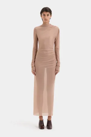 Ruby Draped Gown SIR