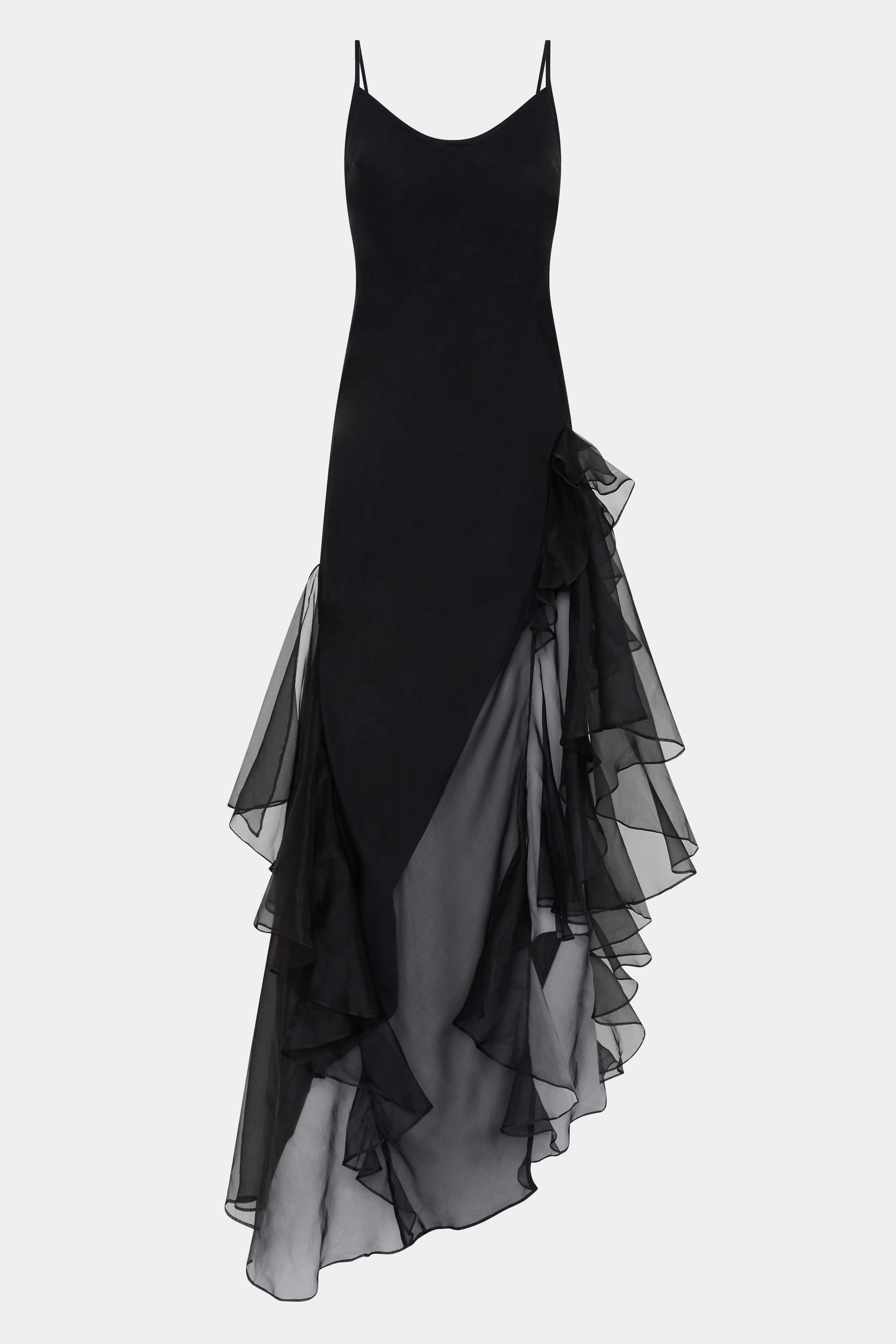 Sage Flounce Gown SIR
