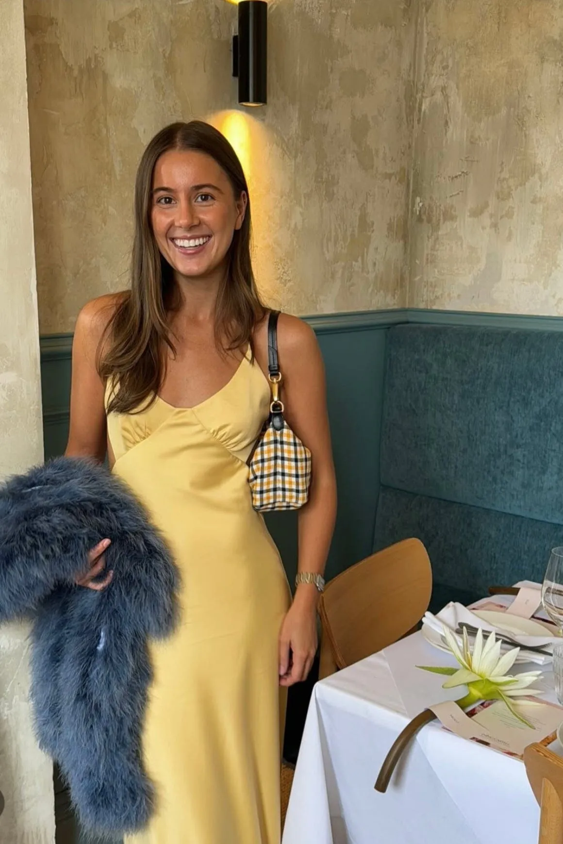Saturation Point Slip Dress Custard