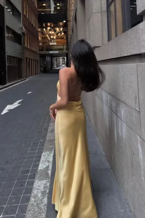 Saturation Point Slip Dress Custard