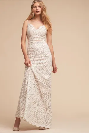Selling Fast BHLDN Tadashi Shoji Evenson Gown  Limited Availability!
