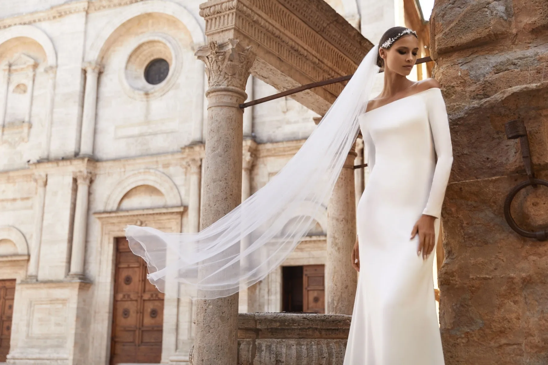 Selling Fast Bianco Evento - Nicole Sample Gown  Limited Stock!