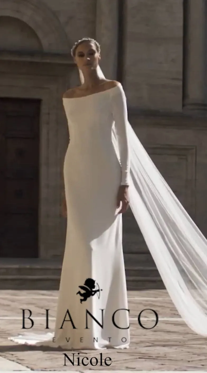 Selling Fast Bianco Evento - Nicole Sample Gown  Limited Stock!