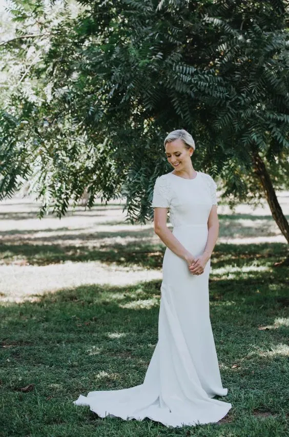 Selling Fast Sarah Seven - Madison Sample Gown  Almost Sold Out!