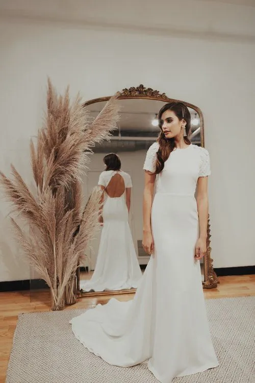 Selling Fast Sarah Seven - Madison Sample Gown  Almost Sold Out!
