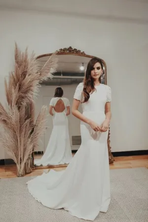 Selling Fast Sarah Seven - Madison Sample Gown  Almost Sold Out!