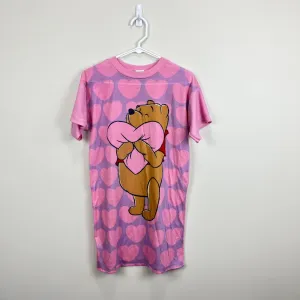 Selling Fast Vintage Winnie the Pooh Pink Heart Nightgown  Limited Stock!