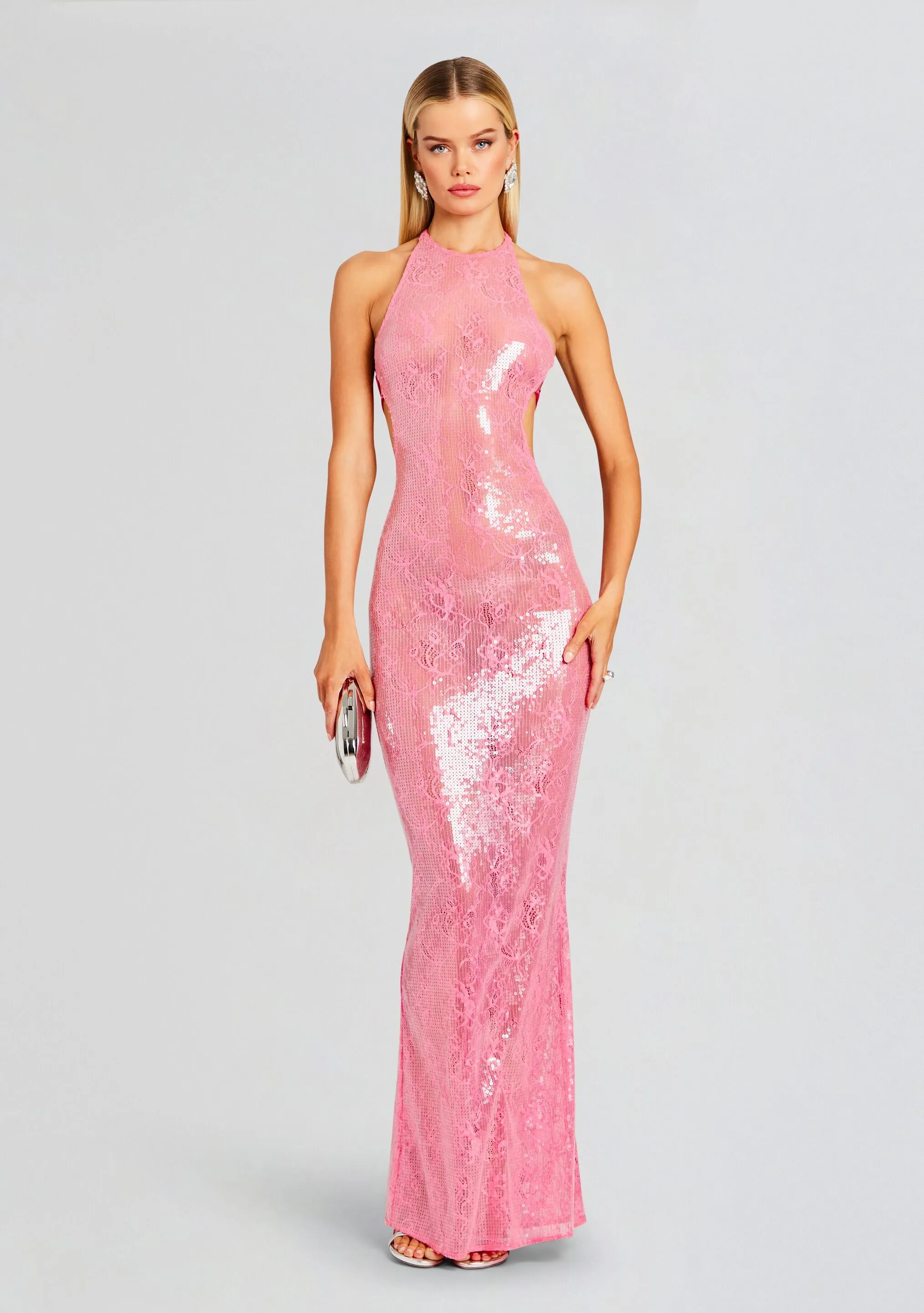 Shivonne Sequin Lace Dress