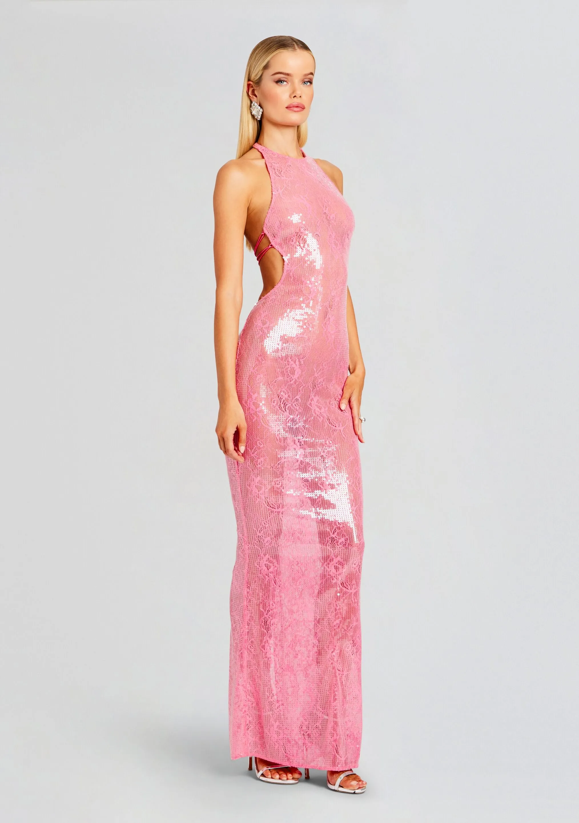 Shivonne Sequin Lace Dress