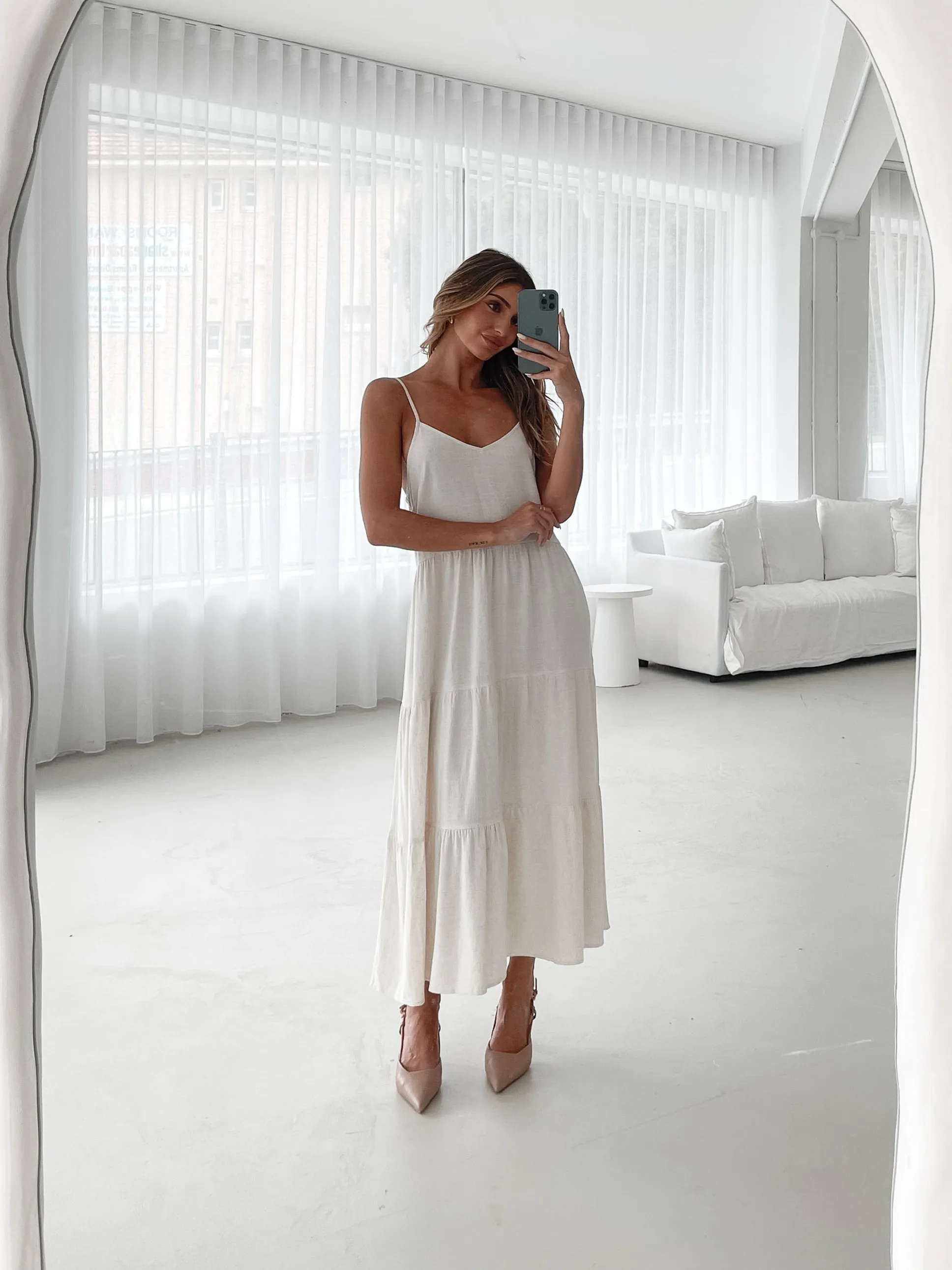 Sonya Dress - Beige