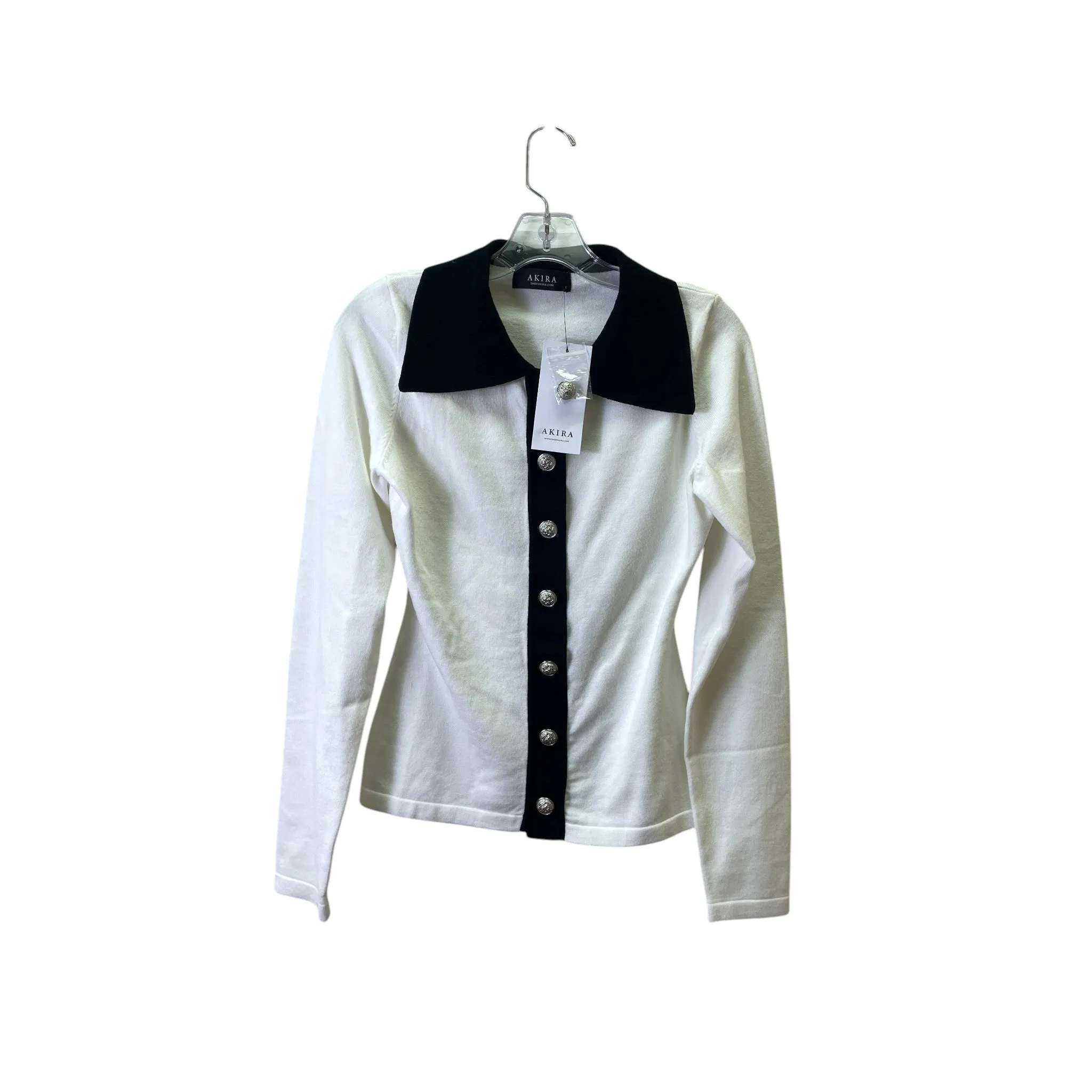 Sweater By Akira In Black & White, Size:L