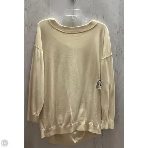 Sweater By Barefoot Dreams In Cream, Size: L