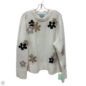 Sweater By Cece In Cream, Size: 1x