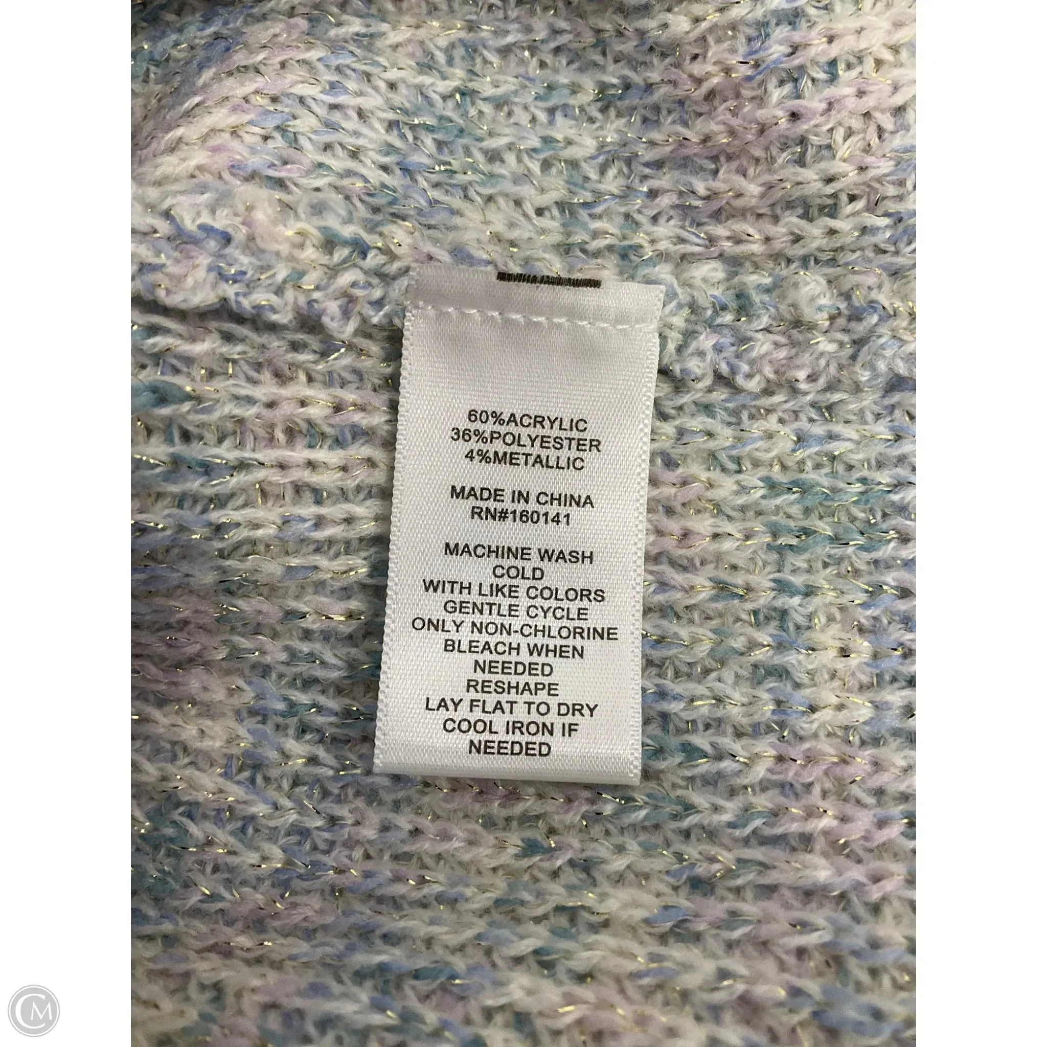 Sweater By Clothes Mentor In Multi-colored, Size: L