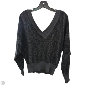 Sweater By Express In Black Grey, Size: Xs