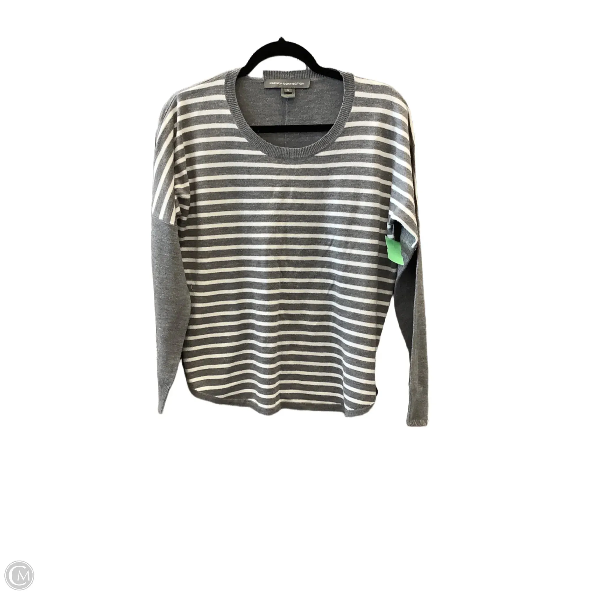 Sweater By French Connection In Grey, Size: S