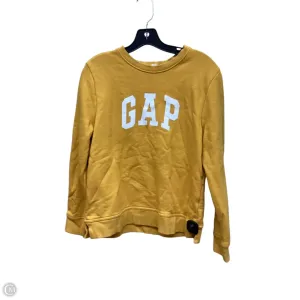 Sweater By Gap In Yellow, Size: M