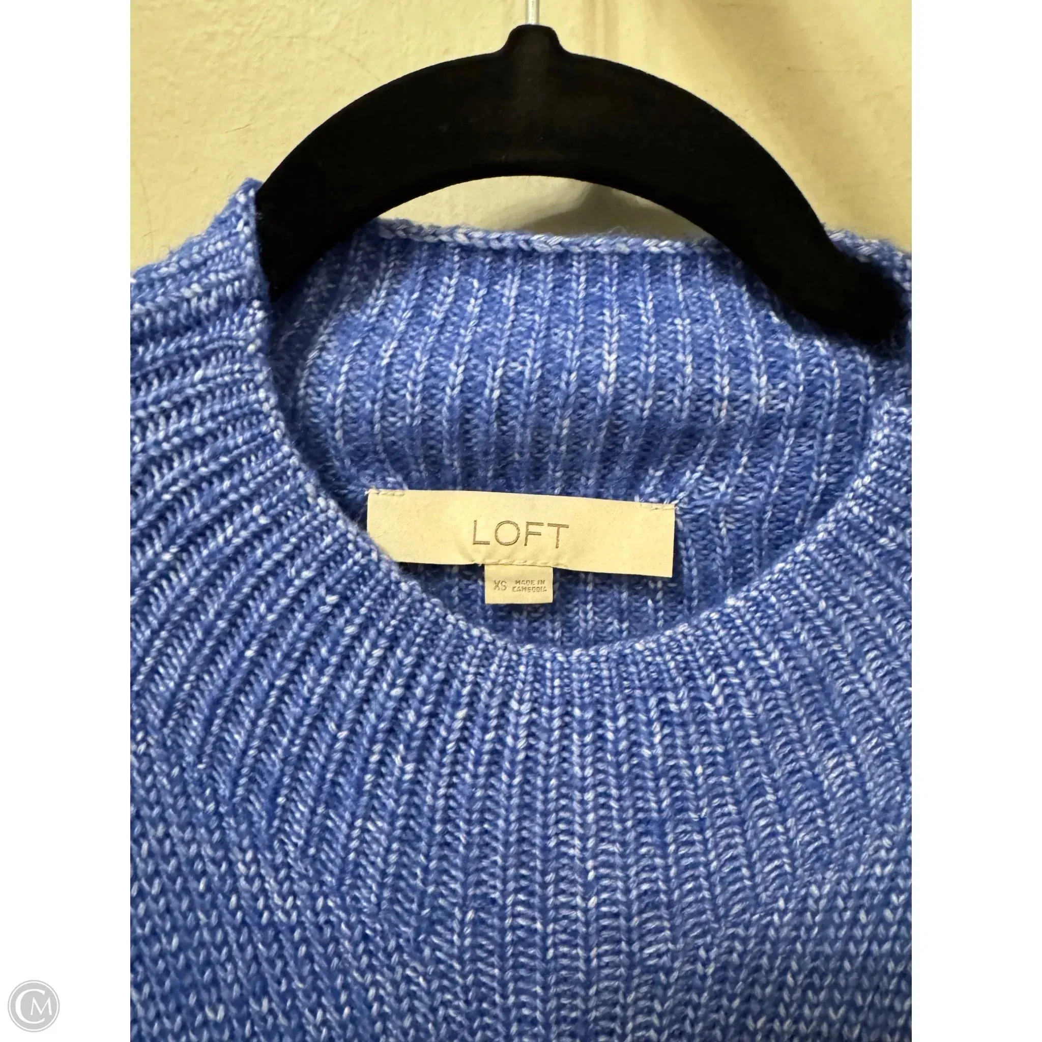 Sweater By Loft In Blue, Size: Xs