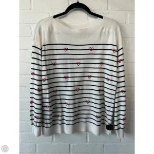 Sweater By Loft In Cream, Size: M
