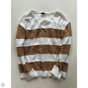 Sweater By Talbots In Cream, Size: M
