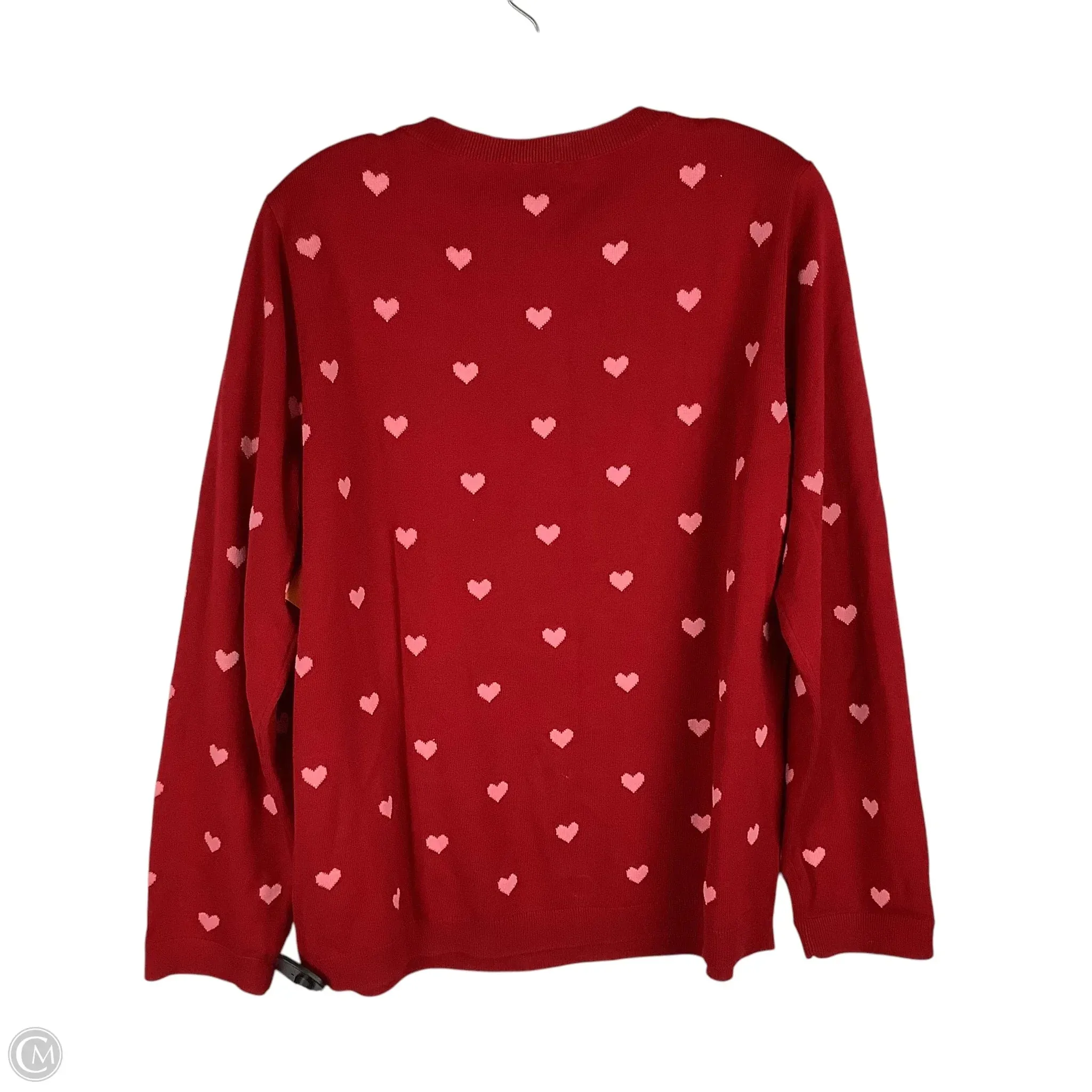 Sweater By Talbots In Red, Size: Xl