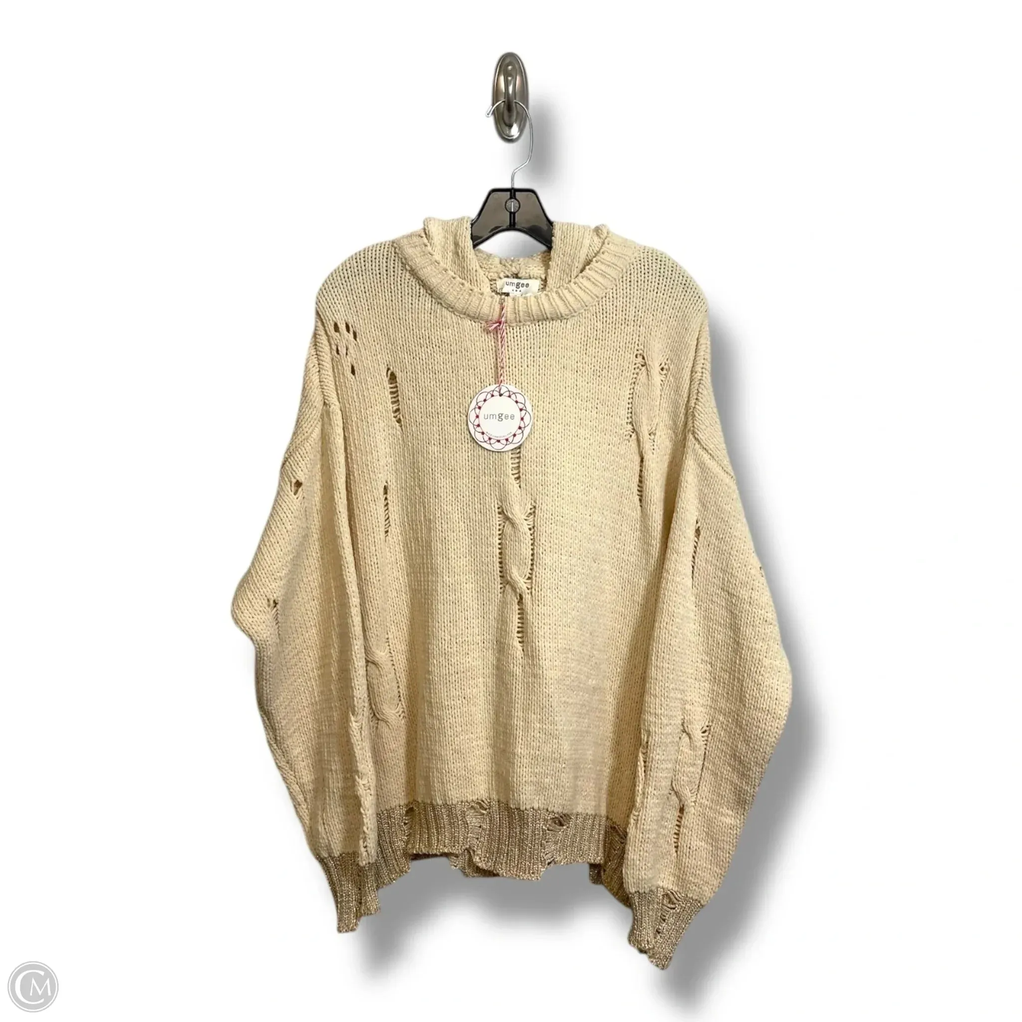 Sweater By Umgee In Ivory, Size: M