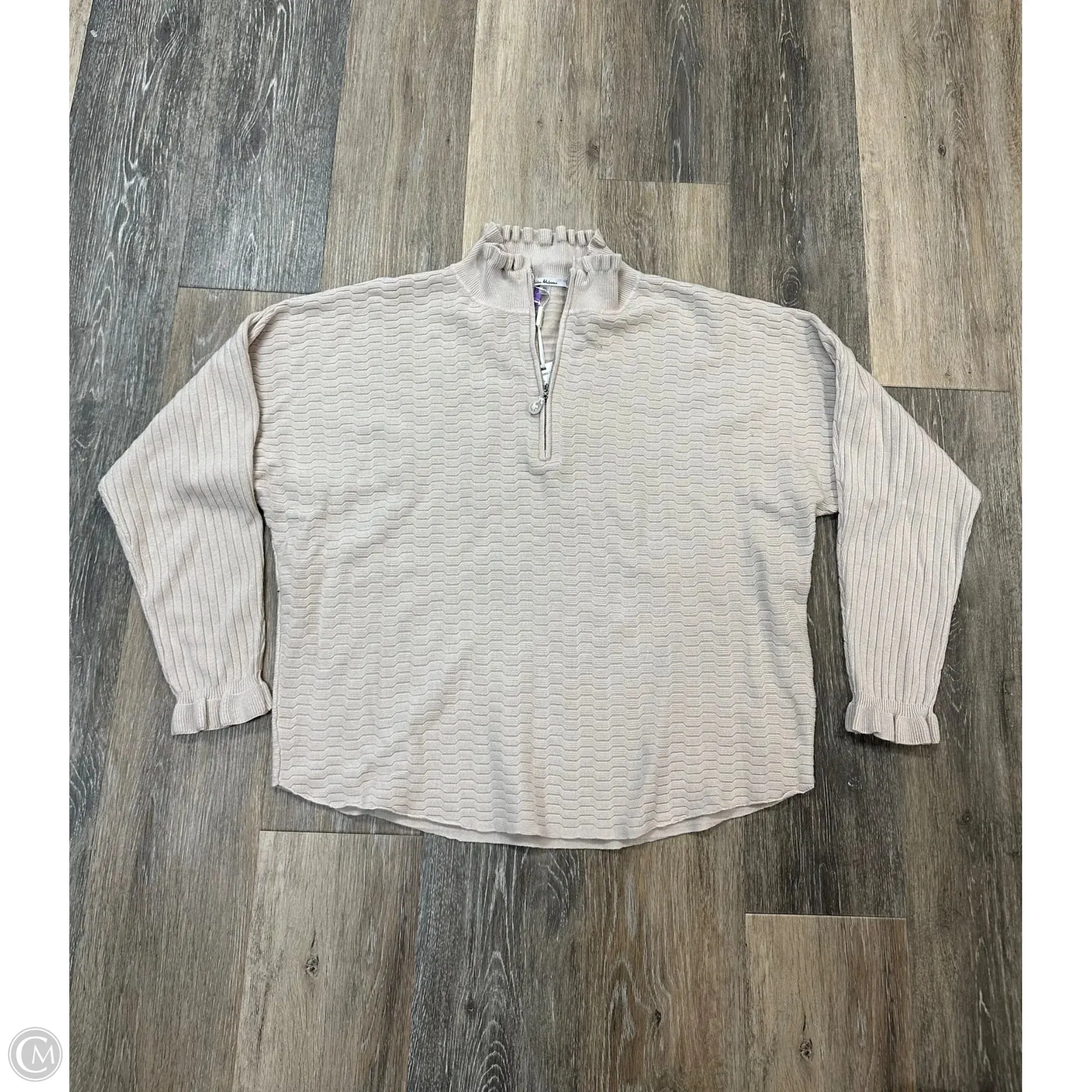 Sweater By Vila Milano In Beige, Size: Xl