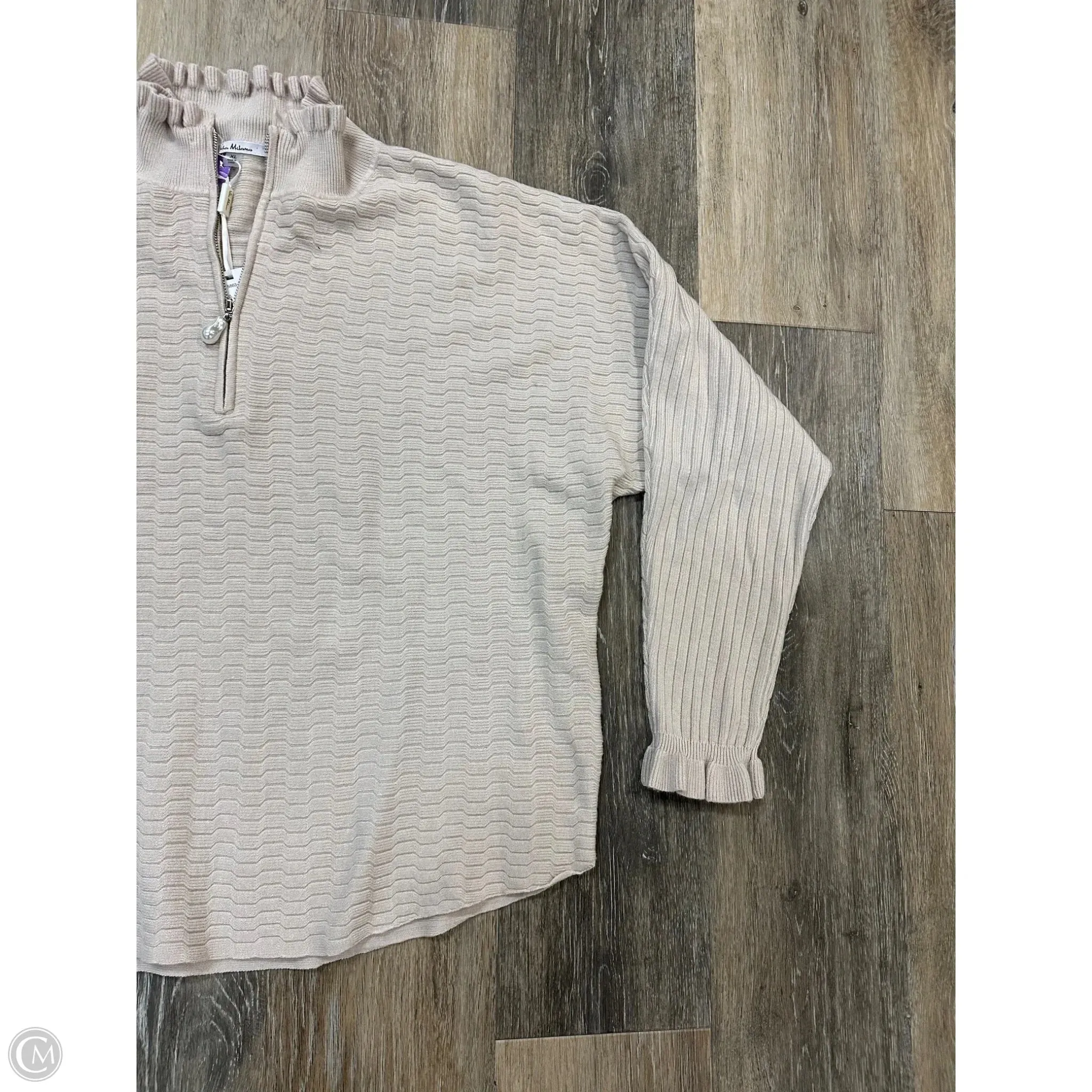 Sweater By Vila Milano In Beige, Size: Xl