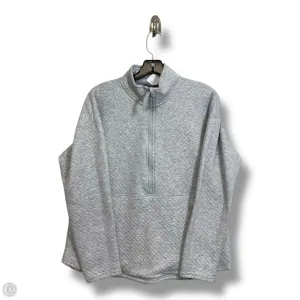 Sweatshirt Collar By Eddie Bauer In Grey, Size: M