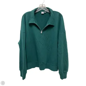 Sweatshirt Collar By Gap In Green, Size: Xl
