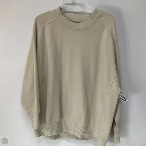 Sweatshirt Crewneck By Aerie In Cream, Size: S