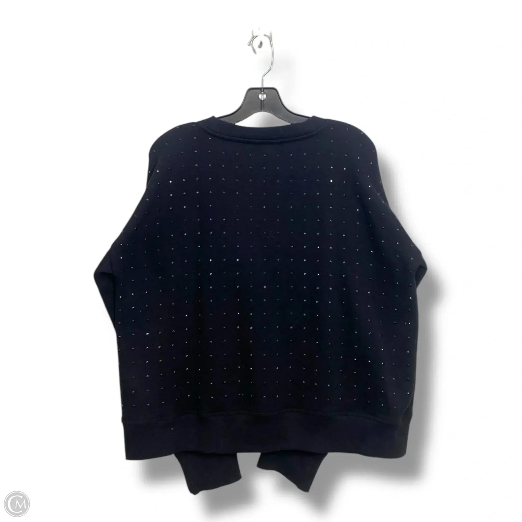 Sweatshirt Crewneck By Dkny In Black, Size: M