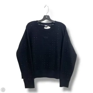 Sweatshirt Crewneck By Dkny In Black, Size: M