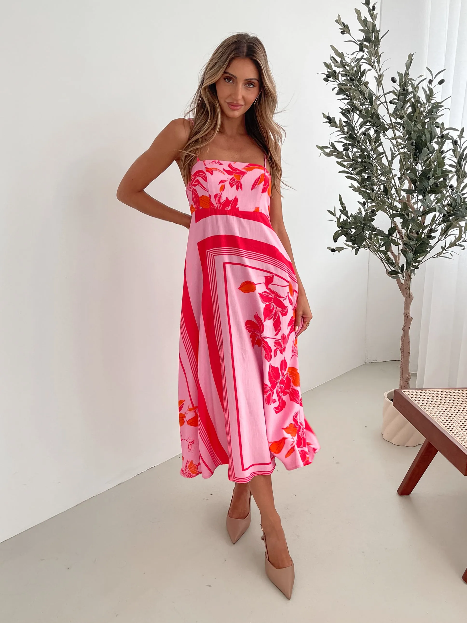 Sylver Dress - Pink Floral