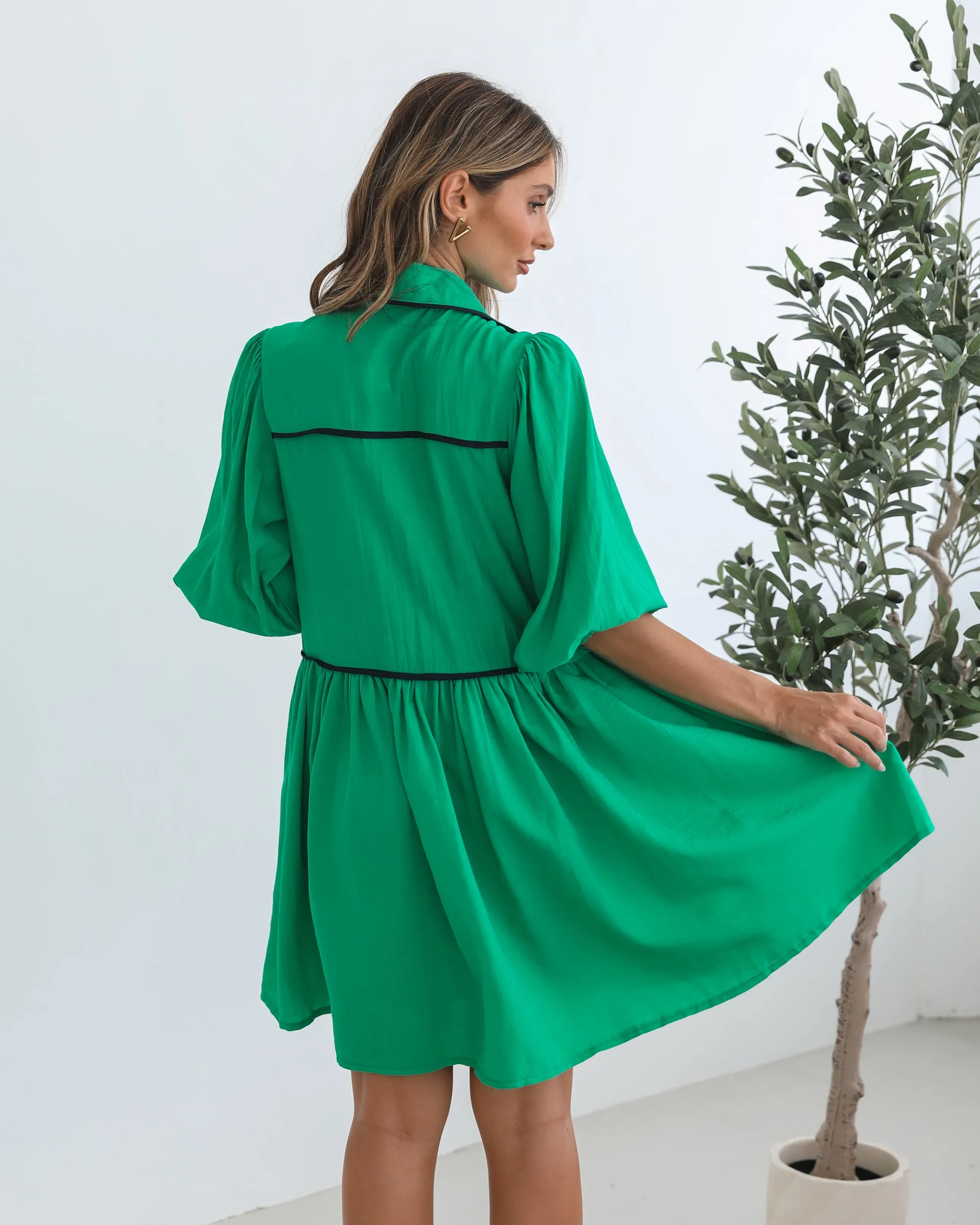Tabina Dress - Teal Multi