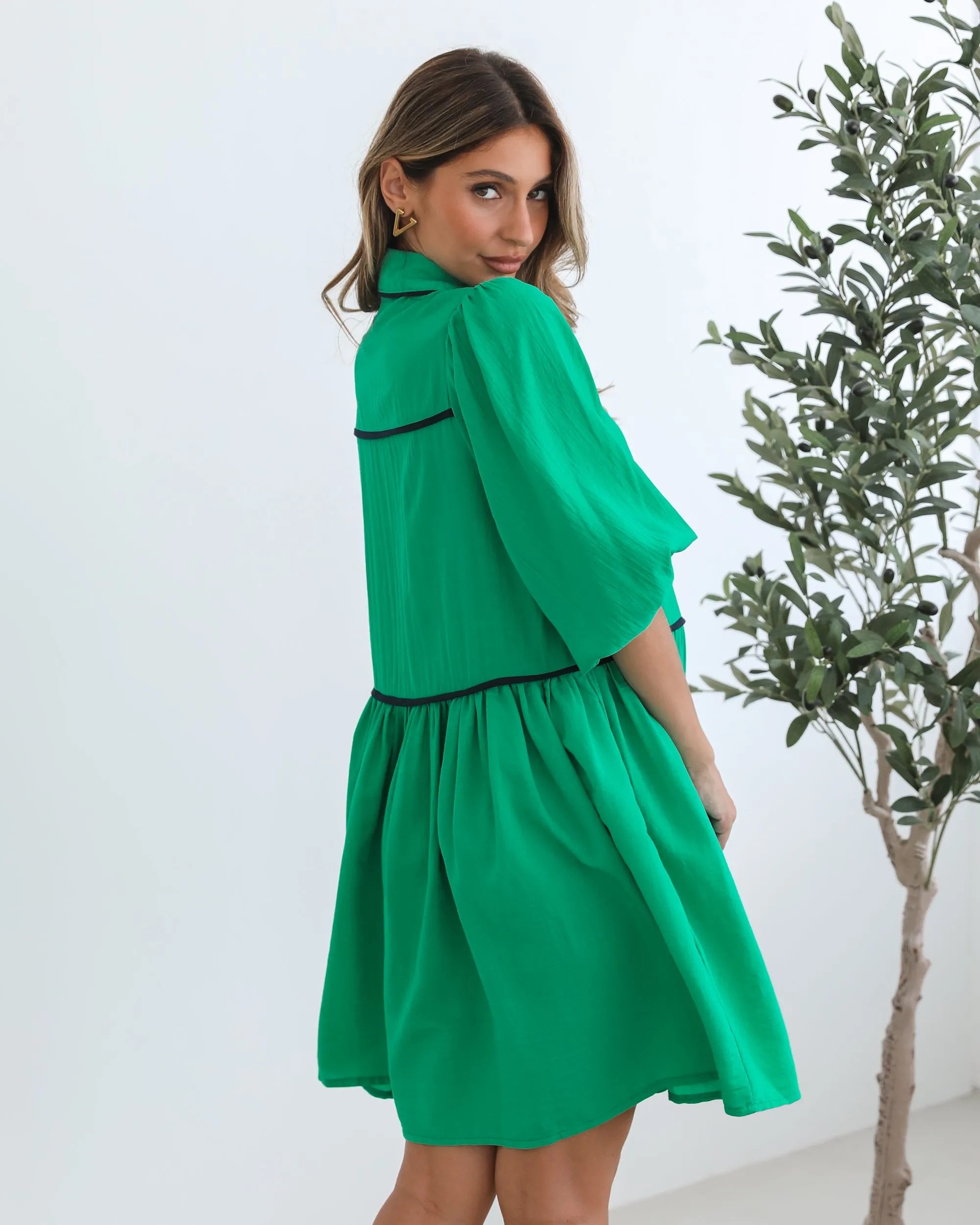 Tabina Dress - Teal Multi