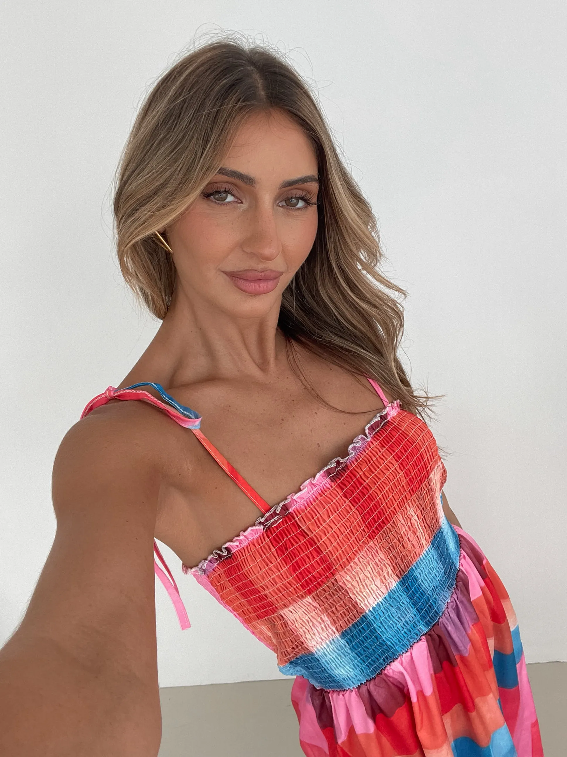 Tafoya Dress - Multi Print